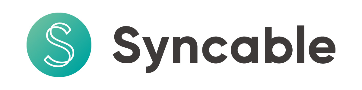 画像：syncableのバナーです