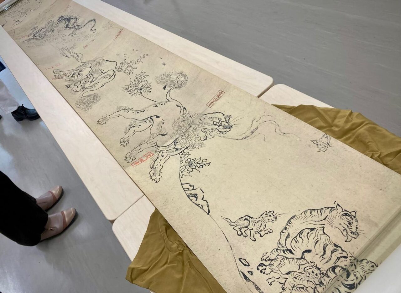 写真：龍の絵です。