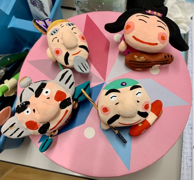 写真：七福神のミモ人形です。